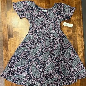 Girl’s 3t Paisley Fall Boho Midi Maxi Dress